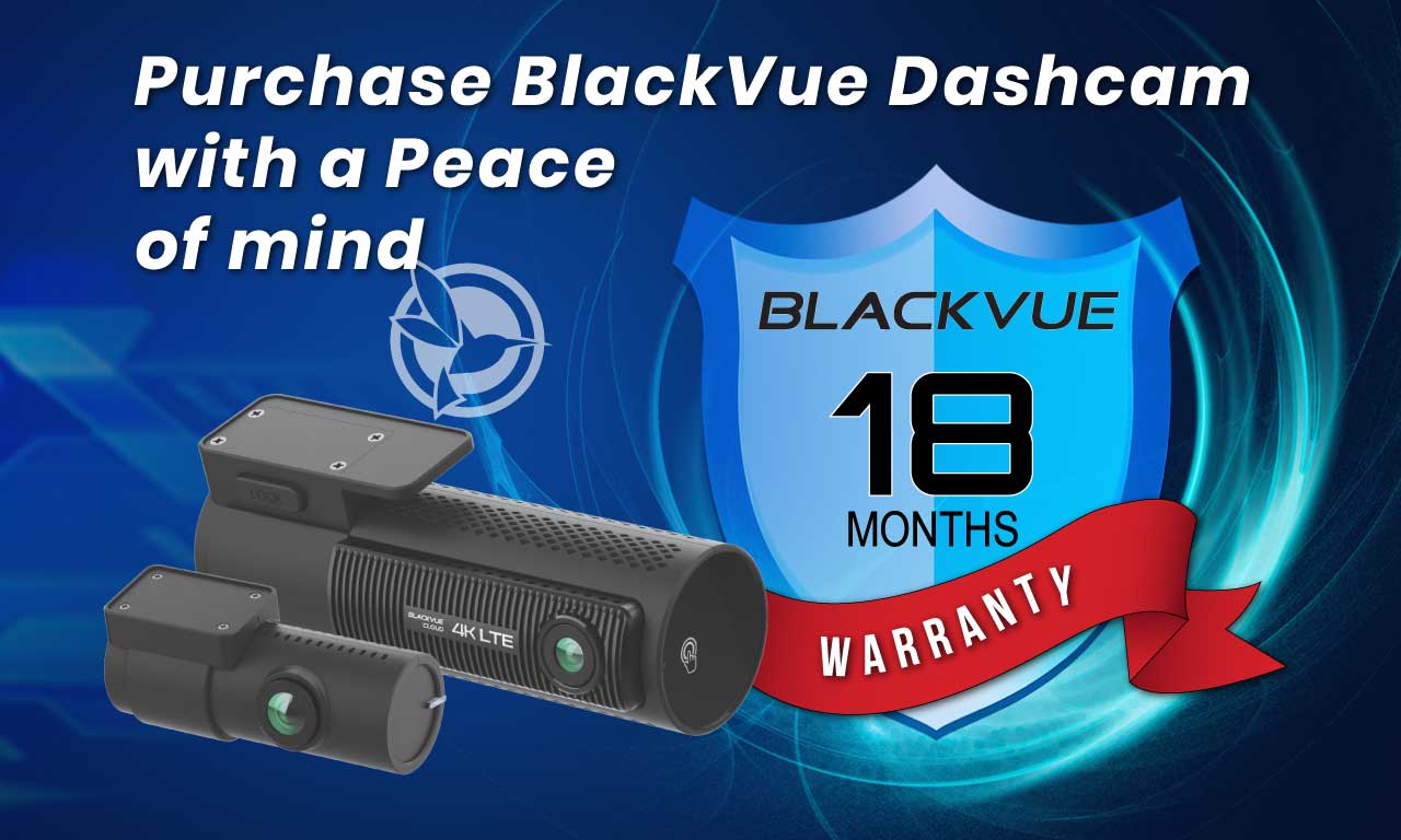 BlackVue 18-month warranty